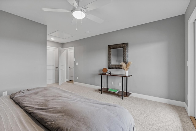 1866 Addi Ln, Chattanooga, TN 37421 - carpeted bedroom featuring recessed lighting and ceiling fan