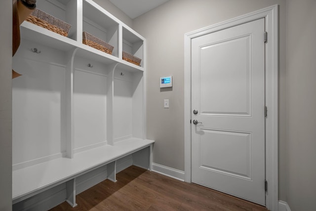 7192 Winfrey Dr, Fairview, TN 37062 - mudroom with dark wood-style flooring and baseboards