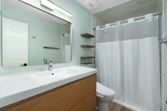 9208 Windstone Dr, Ooltewah, TN 37363 - bathroom featuring vanity and wood finished floors