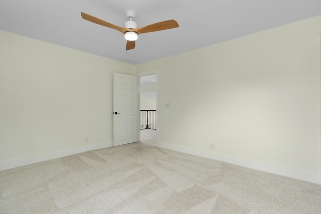 9208 Windstone Dr, Ooltewah, TN 37363 - empty room featuring light carpet and a ceiling fan