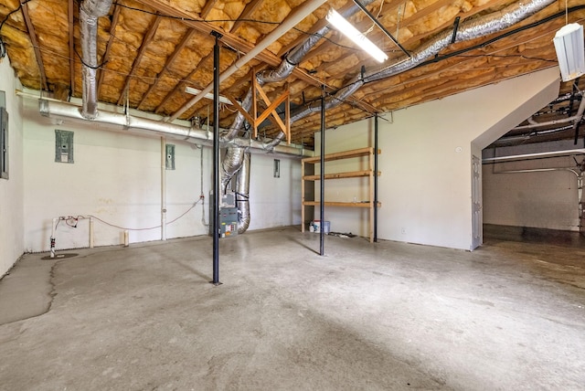 3366 N Henderson Way, Clarksville, TN 37042 - unfinished below grade area featuring heating unit