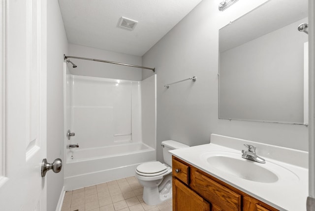 3366 N Henderson Way, Clarksville, TN 37042 - bathroom with vanity, shower / bath combination, and tile patterned flooring