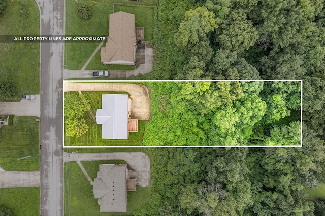 3366 N Henderson Way, Clarksville, TN 37042 - aerial overview of property's location featuring property parcel outlined