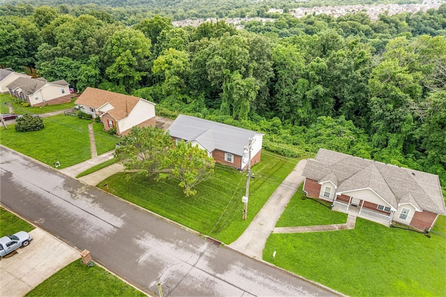 3366 N Henderson Way, Clarksville, TN 37042 - bird's eye view of a heavily wooded area