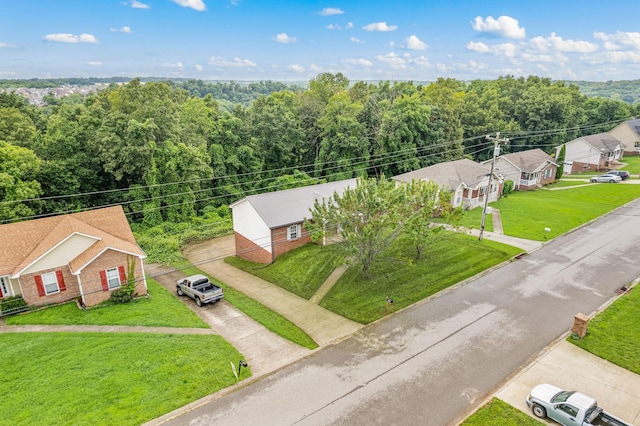 3366 N Henderson Way, Clarksville, TN 37042 - drone / aerial view of a heavily wooded area