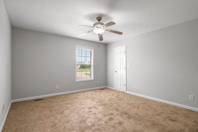 3366 N Henderson Way, Clarksville, TN 37042 - carpeted spare room with ceiling fan and baseboards