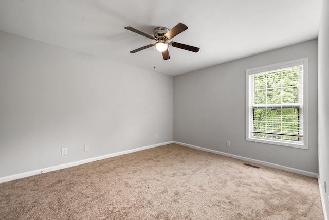 3366 N Henderson Way, Clarksville, TN 37042 - carpeted empty room featuring baseboards and a ceiling fan