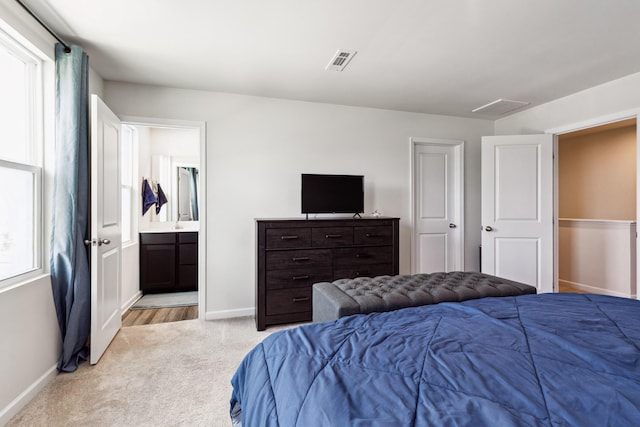 1802 Quail Run Way, Spring Hill, TN 37174 - bedroom featuring light carpet and ensuite bathroom