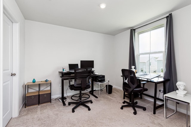 1802 Quail Run Way, Spring Hill, TN 37174 - carpeted office space with baseboards