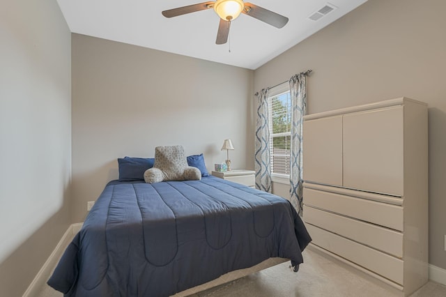 1640 Drayton Dr, Murfreesboro, TN 37130 - carpeted bedroom with ceiling fan and baseboards