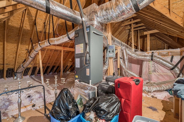 1640 Drayton Dr, Murfreesboro, TN 37130 - unfinished attic with heating unit