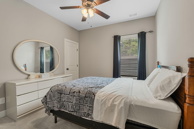 1640 Drayton Dr, Murfreesboro, TN 37130 - carpeted bedroom featuring ceiling fan