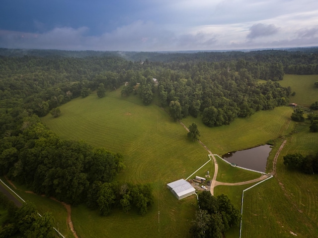 1425 Bartlett Hollow Rd, Petersburg, TN 37144 - aerial overview of property's location featuring a heavily wooded area