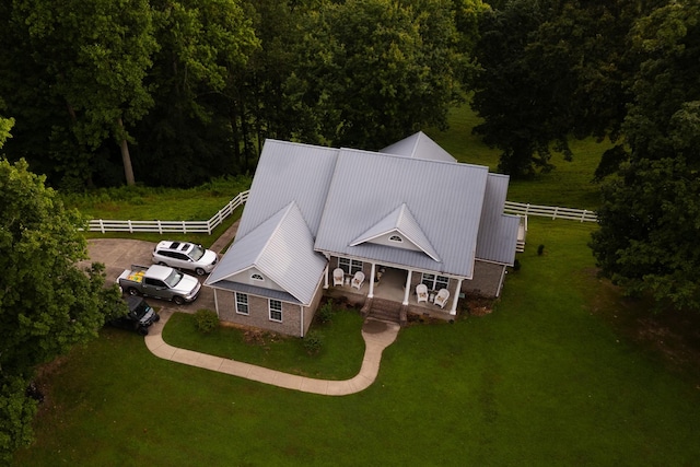1425 Bartlett Hollow Rd, Petersburg, TN 37144 - aerial view of property and surrounding area