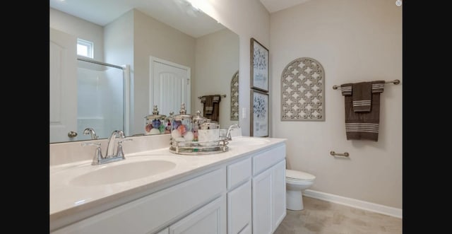 2618 Unitas Dr, Murfreesboro, TN 37129 - bathroom with double vanity and an enclosed shower