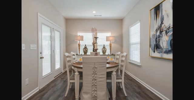 2618 Unitas Dr, Murfreesboro, TN 37129 - dining area with healthy amount of natural light and dark wood finished floors
