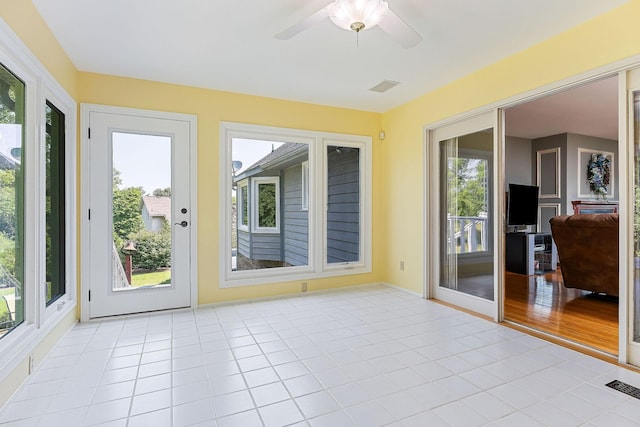 40 Lakeview Trl, Mcminnville, TN 37110 - unfurnished sunroom with healthy amount of natural light and tile patterned floors