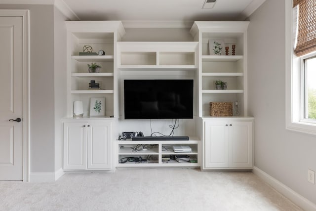 1202 Jewell Ave, Franklin, TN 37064 - living area featuring carpet floors and ornamental molding