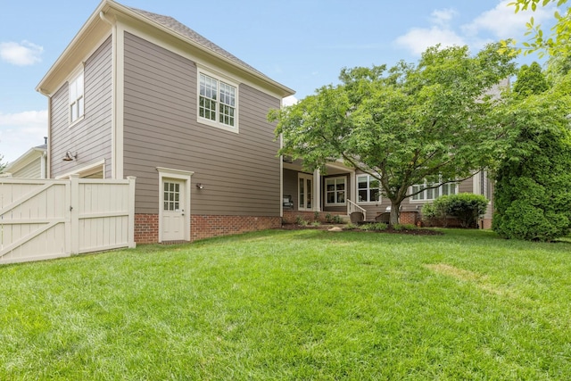 1202 Jewell Ave, Franklin, TN 37064 - back of property with a gate