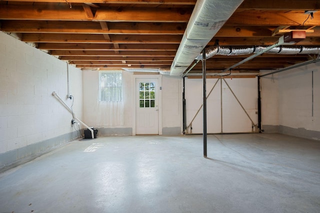 305 E Overhill Dr, Dickson, TN 37055 - below grade area featuring concrete block wall