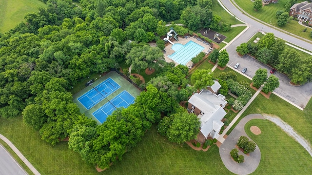 9488 Stillbrook Trce, Brentwood, TN 37027 - bird's eye view of a pool