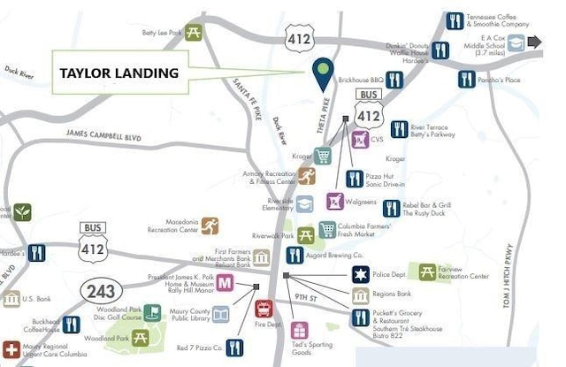 858 Longleaf Ln, Columbia, TN 38401 - map / location