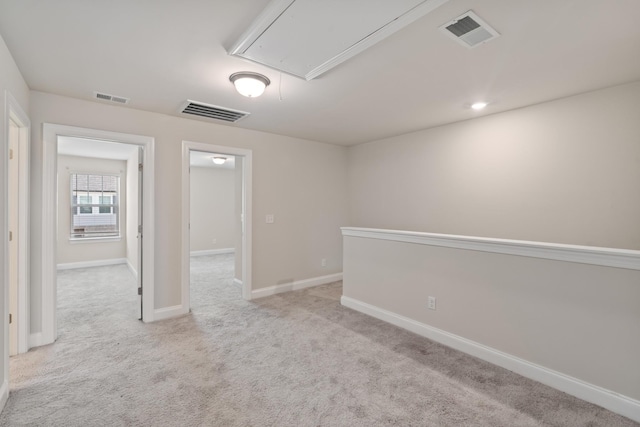 858 Longleaf Ln, Columbia, TN 38401 - unfurnished room with attic access and light carpet