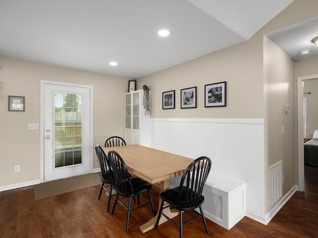 1908 Sheffield Ln, Columbia, TN 38401 - dining area with wood finished floors and recessed lighting
