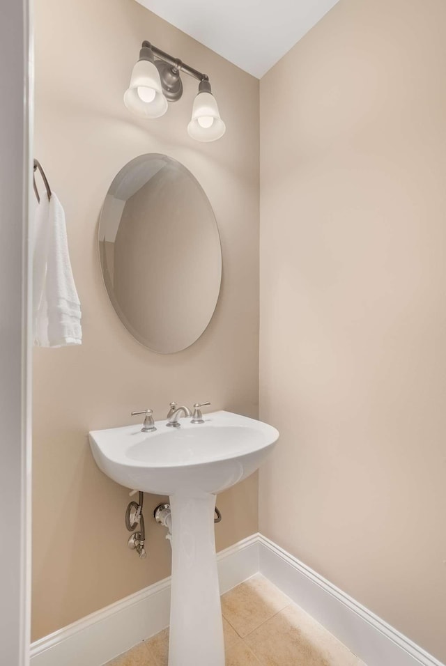 241 King Arthur Cir, Franklin, TN 37067 - bathroom with tile patterned flooring and baseboards
