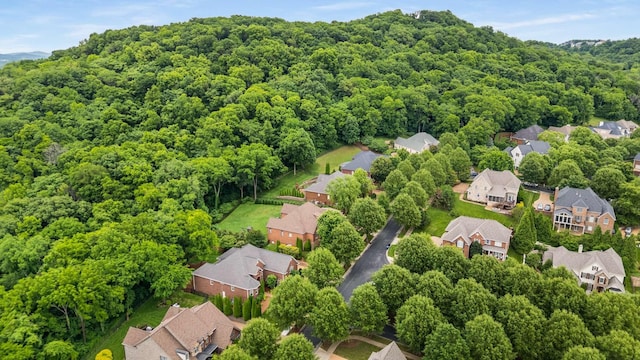 241 King Arthur Cir, Franklin, TN 37067 - aerial perspective of suburban area with a forest