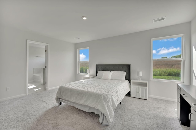 120 Millbrook Dr, Spring Hill, TN 37174 - bedroom with light carpet and connected bathroom