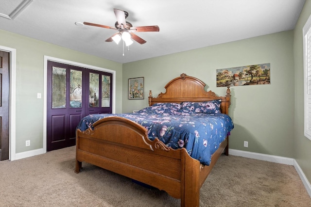 1060 Anderson Ridge Rd, Jasper, TN 37347 - bedroom with carpet, a ceiling fan, and multiple windows