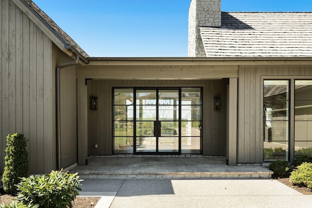 7346 Harlow Dr, College Grove, TN 37046 - doorway to property with a chimney