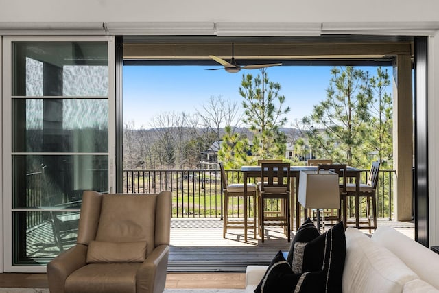 7346 Harlow Dr, College Grove, TN 37046 - interior space featuring a ceiling fan