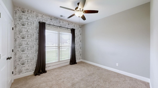 5120 Prickly Pine Pl, Murfreesboro, TN 37129 - carpeted spare room with a ceiling fan and baseboards