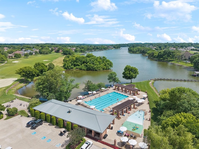 1208 Potter Ln, Gallatin, TN 37066 - bird's eye view of a nearby body of water and a golf club