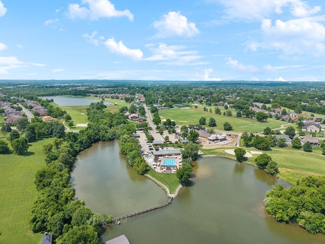 1208 Potter Ln, Gallatin, TN 37066 - drone / aerial view of a nearby body of water and a golf club