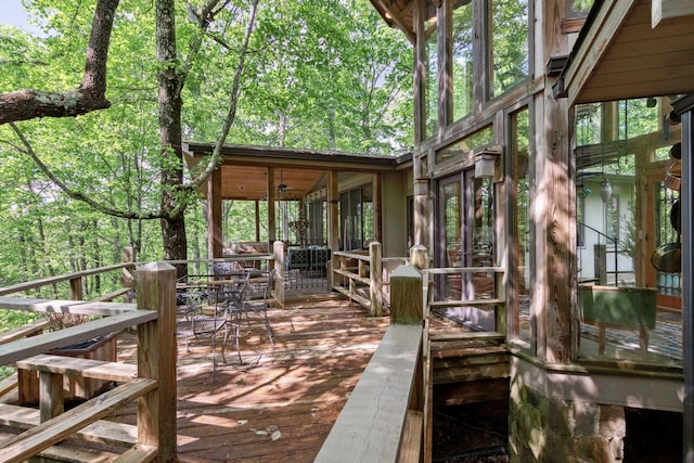 232 Hollingsworth Cove Rd, Monteagle, TN 37356 - view of wooden deck
