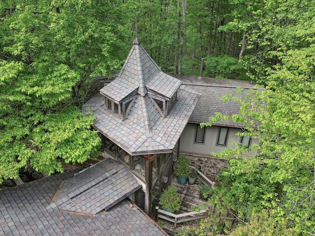 232 Hollingsworth Cove Rd, Monteagle, TN 37356 - bird's eye view of a forest