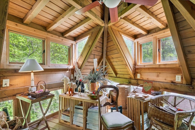 232 Hollingsworth Cove Rd, Monteagle, TN 37356 - sitting room with wooden ceiling, wooden walls, and hardwood / wood-style floors