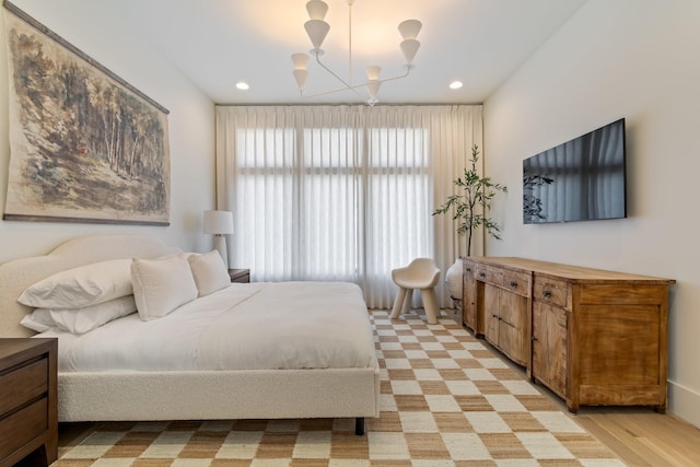 1209 Noelton Ave, Nashville, TN 37215 - bedroom with a chandelier and recessed lighting