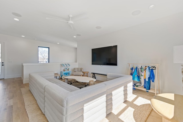 1209 Noelton Ave, Nashville, TN 37215 - living area featuring light wood finished floors and recessed lighting
