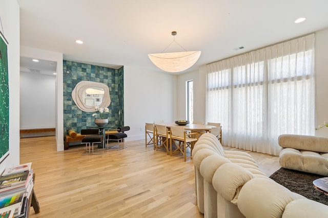 1209 Noelton Ave, Nashville, TN 37215 - living room with light wood finished floors and recessed lighting
