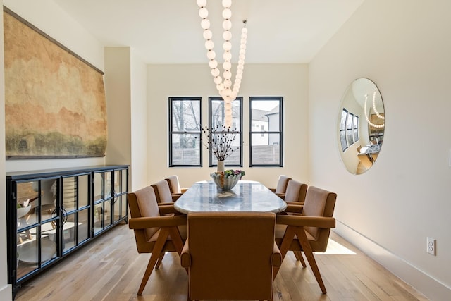 1209 Noelton Ave, Nashville, TN 37215 - dining room featuring light wood-style flooring and baseboards