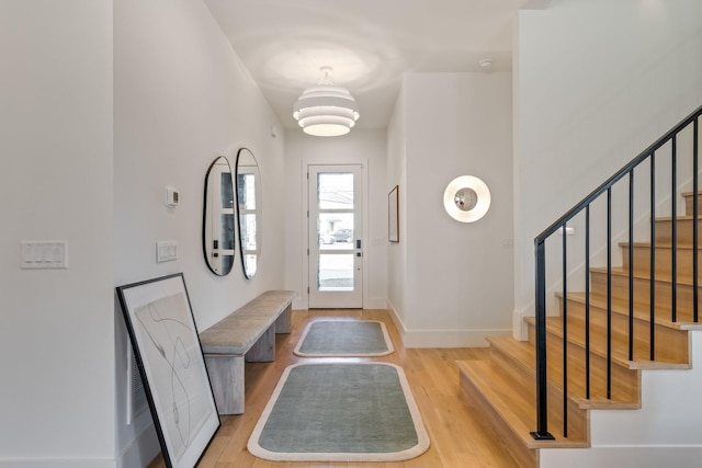 1209 Noelton Ave, Nashville, TN 37215 - entryway featuring wood finished floors and stairs