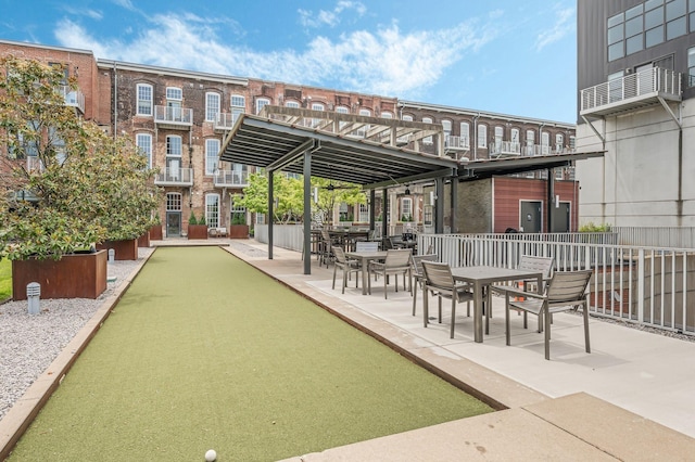 1350 Rosa L Parks Blvd Unit 365, Nashville, TN 37208 - view of home's community featuring a bocce ball area and outdoor dining space