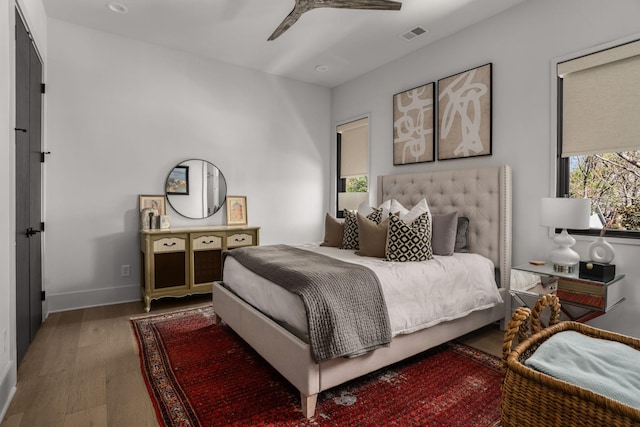 108 46th Ave N, Nashville, TN 37209 - bedroom featuring wood finished floors and ceiling fan