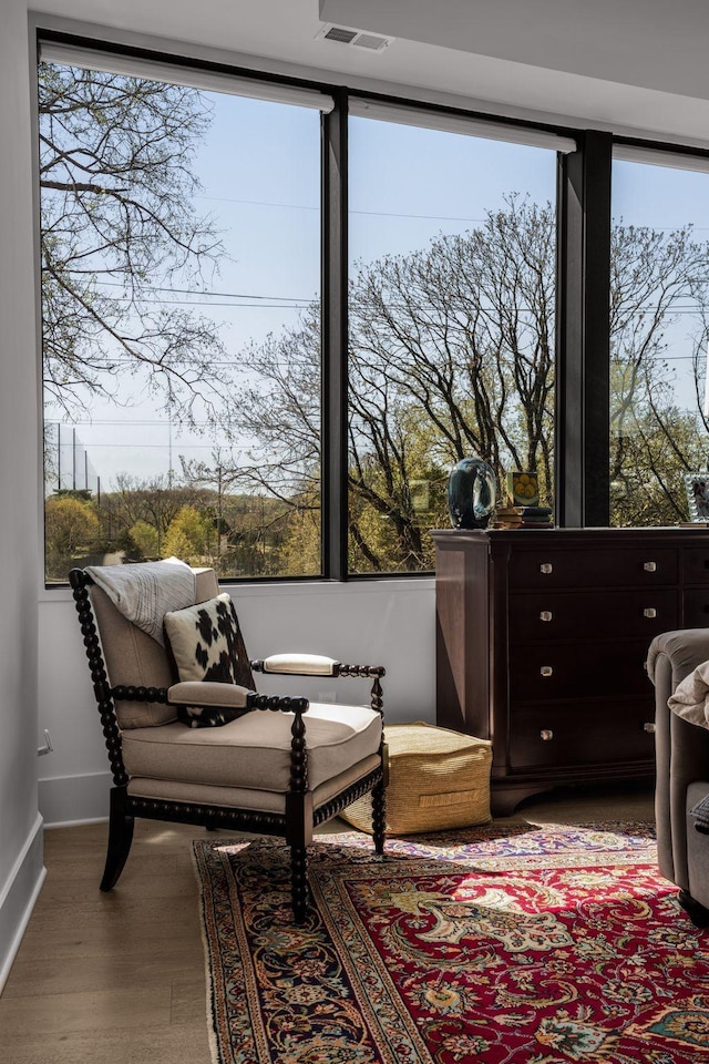 108 46th Ave N, Nashville, TN 37209 - living area with baseboards and wood finished floors