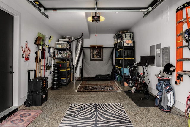 108 46th Ave N, Nashville, TN 37209 - garage featuring a garage door opener and electric panel