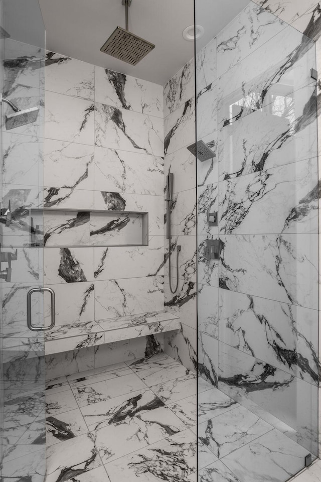 108 46th Ave N, Nashville, TN 37209 - full bathroom featuring a marble finish shower